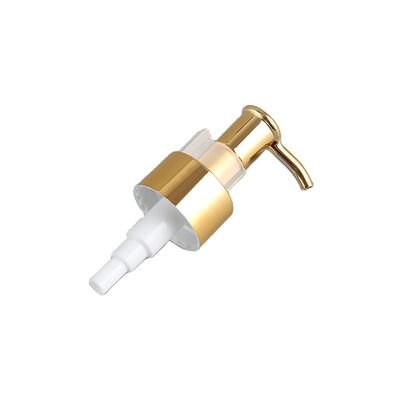 Bom preço 20/410 24/410 28/410 Bomba de plástico dourado recarregável de detergente Bomba de óleo de remoção de maquiagem on-line