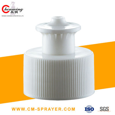 Good price 28-410 os tampões de garrafa cosméticos 28/400 de garrafa push pull branca do preto push pull do tampão cobrem fabricantes on-line