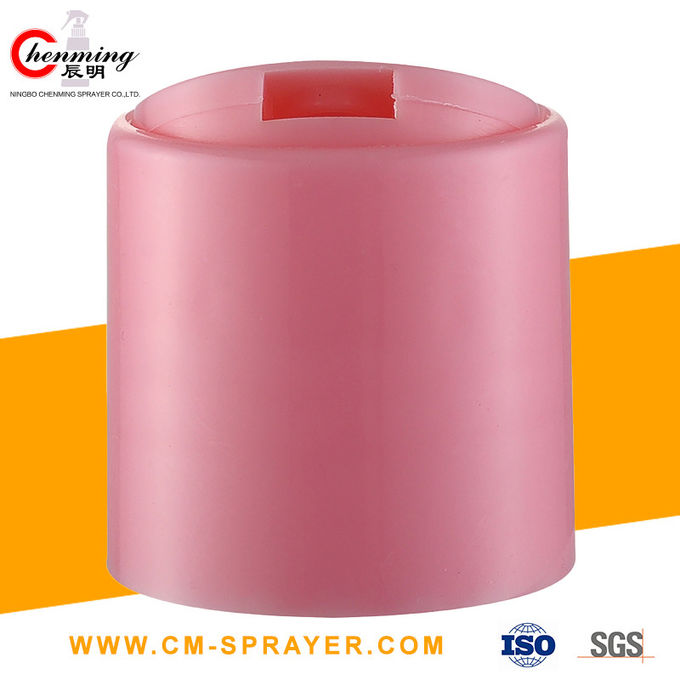 Tampas cosméticas plásticas cor-de-rosa de prata dos tampões de garrafa 24/415 de preto distribuidor do tampão 24-410 1