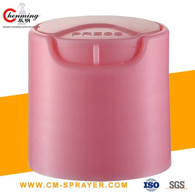 Tampas cosméticas plásticas cor-de-rosa de prata dos tampões de garrafa 24/415 de preto distribuidor do tampão 24-410 0